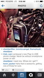 Adapter in use on set