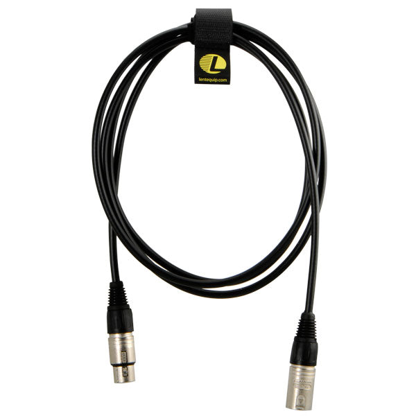 Canare Star Quad L-4E6S Microphone Cable (25', Black)